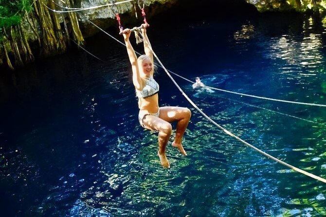 ATV, Ziplines and Mayan Cenote Extreme Experience - Swimming in a Mayan cenote
