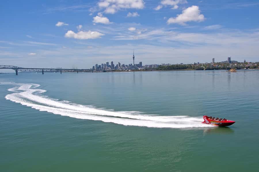 Auckland: Waitemata Harbour Jet Boat Ride - A Fast Introduction to Auckland’s Harbour