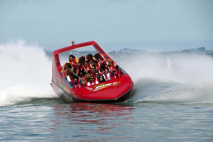 Auckland: Waitemata Harbour Jet Boat Ride - Westhaven Marina Before the Engines Open Up