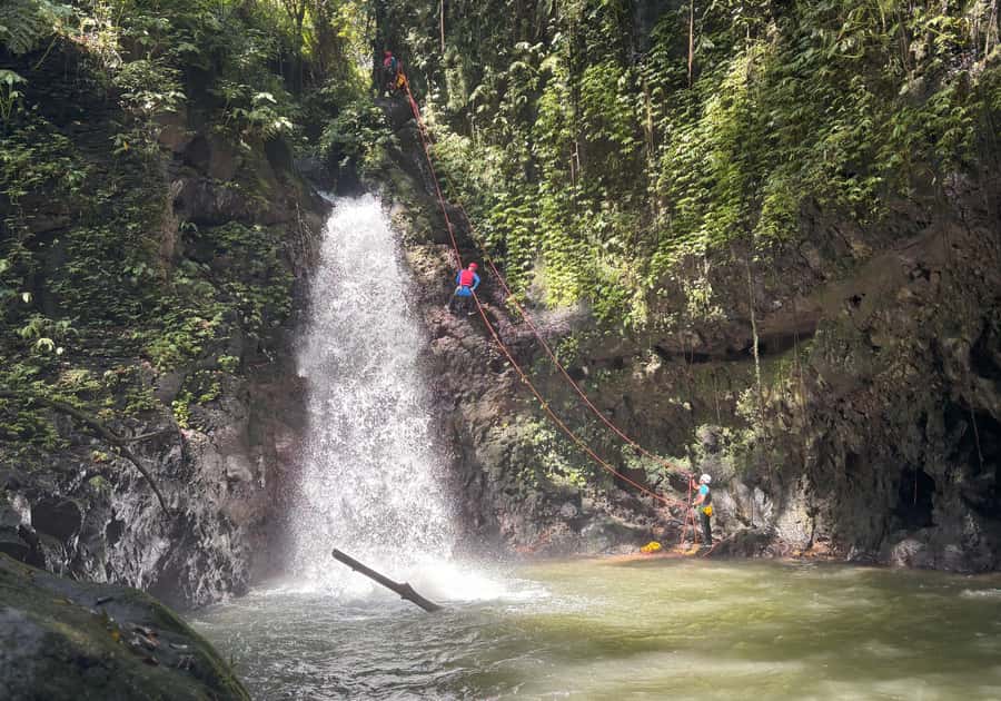 Bali: Alam Canyon The Natural Canyoning Adventure - How difficult is the descent?