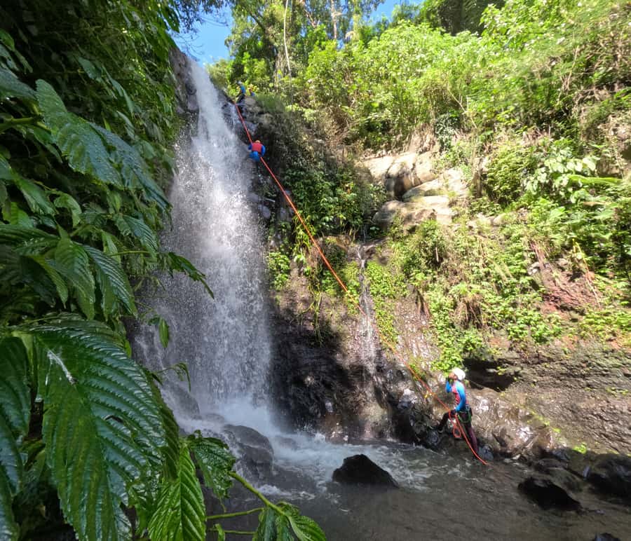 Bali: Alam Canyon The Natural Canyoning Adventure - Lunch, showers, and the photo handoff