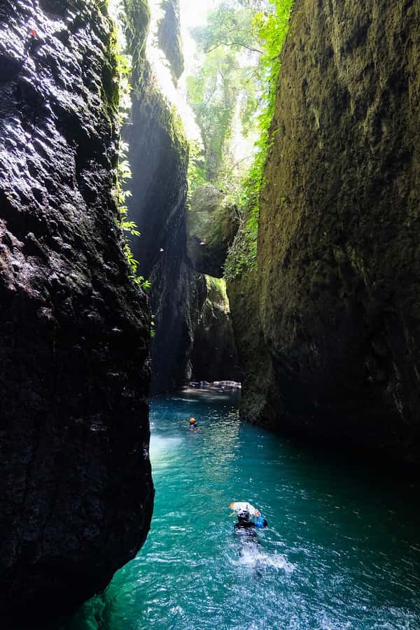 Bali: Canyoning Adventure at Aling Waterfall - Natural slides, swimming, and the 20-meter zipline