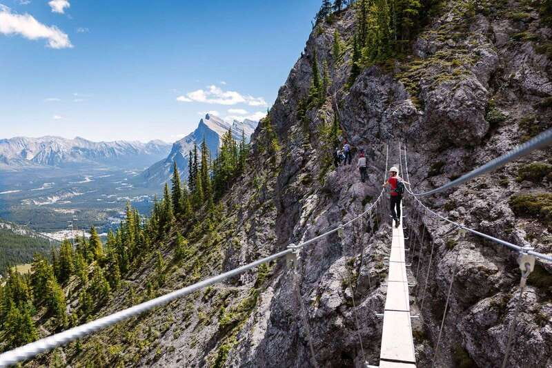 Banff: Mount Norquay 2.5 or 4-Hour Guided Via Ferrata Climb - The five-minute walk and the first practice wall