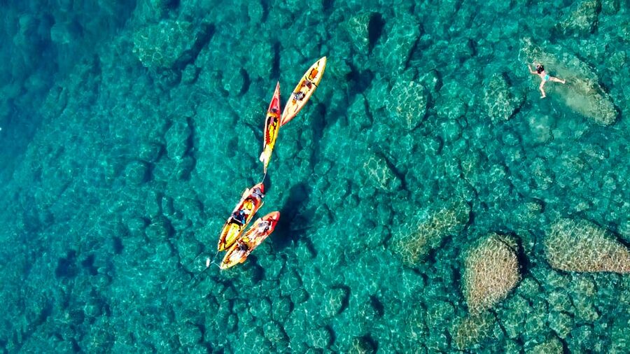 Barcelona: Costa Brava Kayak, Snorkel & Cliff Jump & Lunch - Three hours among coves, caves, and rocky reefs