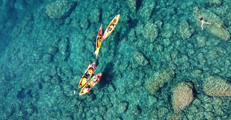 Barcelona: Costa Brava Kayak, Snorkel & Cliff Jump & Lunch - Beach lunch at Platja de Sant Pol