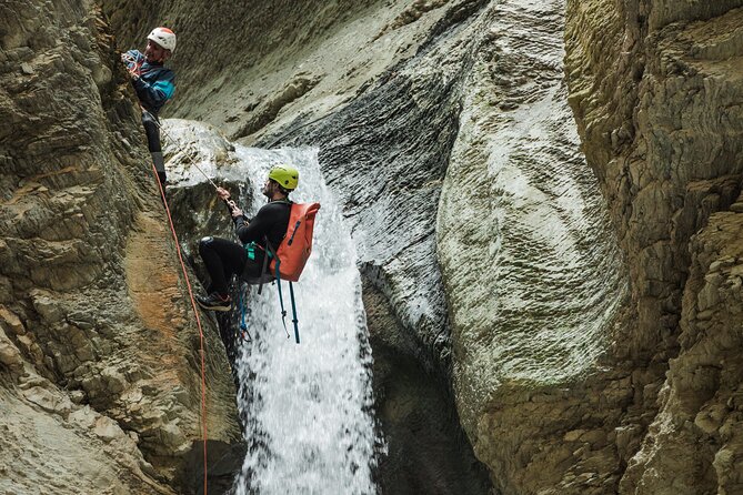 Beartooth Canyon- Half Day Canyoning Tour - Golden, BC - Three waterfall rappels and wet canyon travel