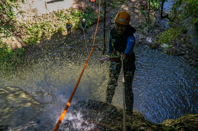 Beginner Canyoning trip in bali "Banyuwana canyon" - The approach hike and first view of the canyon