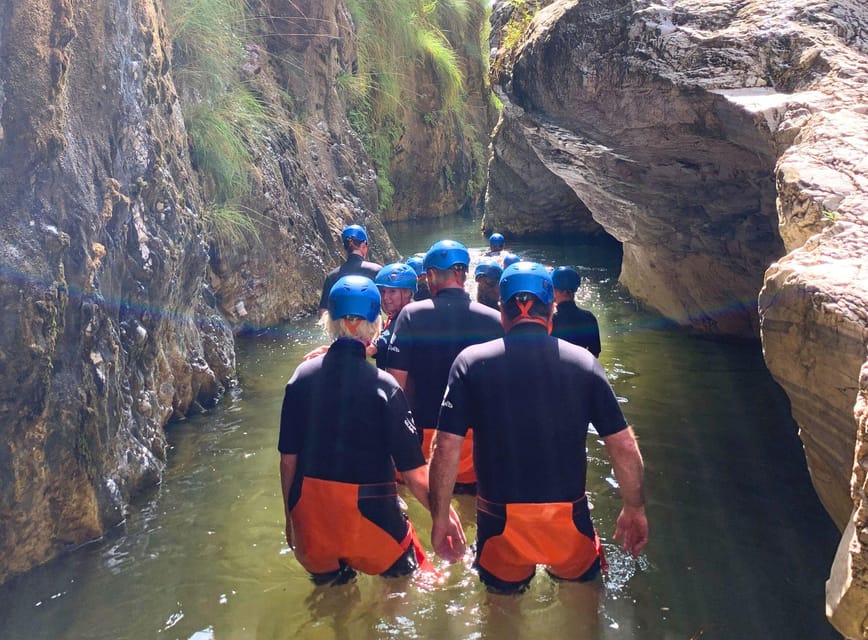 Benahavís: Guided Canyoning Adventure (Benahavís River Walk) - How the three-hour schedule works