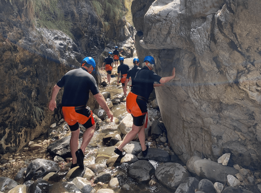 Benahavís: Guided Canyoning Adventure (Benahavís River Walk) - Entering the Canyon of the Angosturas