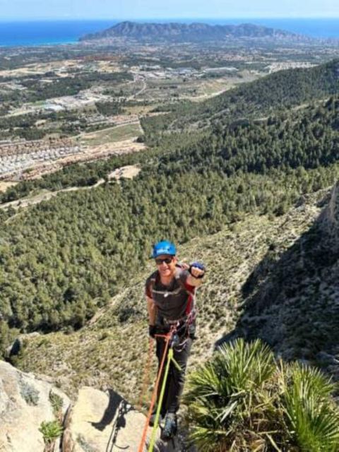 Benidorm: Via ferrata Ponoig, cerca de la Nucia - The 25-metre and 35-metre abseils