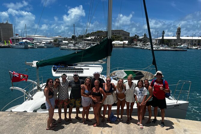 Bermuda Private Catamaran:Snorkeling, Shipwrecks & Cliff Jumping - The catamaran, comfort, and onboard extras