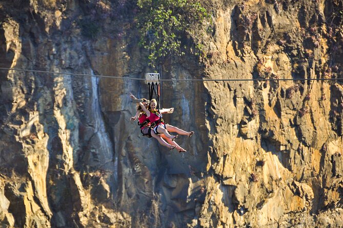 BigAir Experience: Bungee,Swing & Slide from Victoria Fall Bridge - The moment above the roaring river