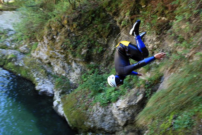 Bled and Bohinj Valley Canyoning with Hotel Pickup & Free Photos - A guide-led outing, not a race