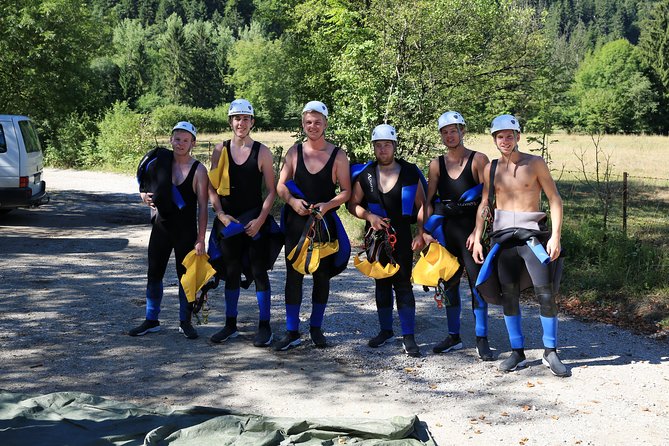 Bled and Bohinj Valley Canyoning with Hotel Pickup & Free Photos - The water, rock, and forest route