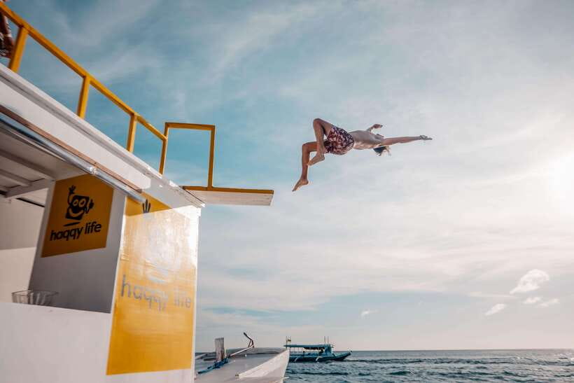 Boracay: Island Hopping & Cliff Jumping by Haqqy Life - What to pack for the water and the group