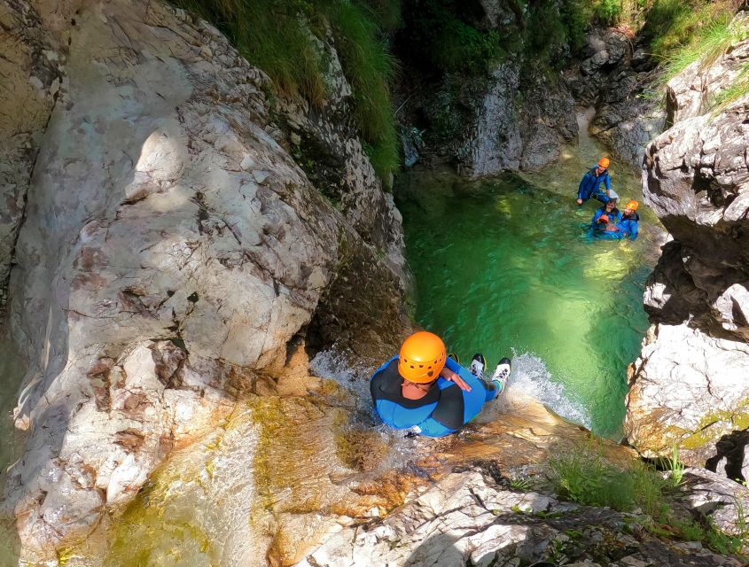 Bovec: 4-Hour Canyoning Adventure - Rappelling beside the 45-meter Parabola Waterfall