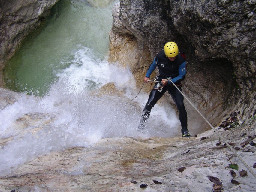 Bovec: Canyoning in Triglav National Park Tour + Photos - Three hours of swimming, walking, and rappelling