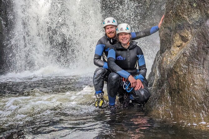 Bruce's Stone Canyoning Adventure. - Jumps into the canyon pools