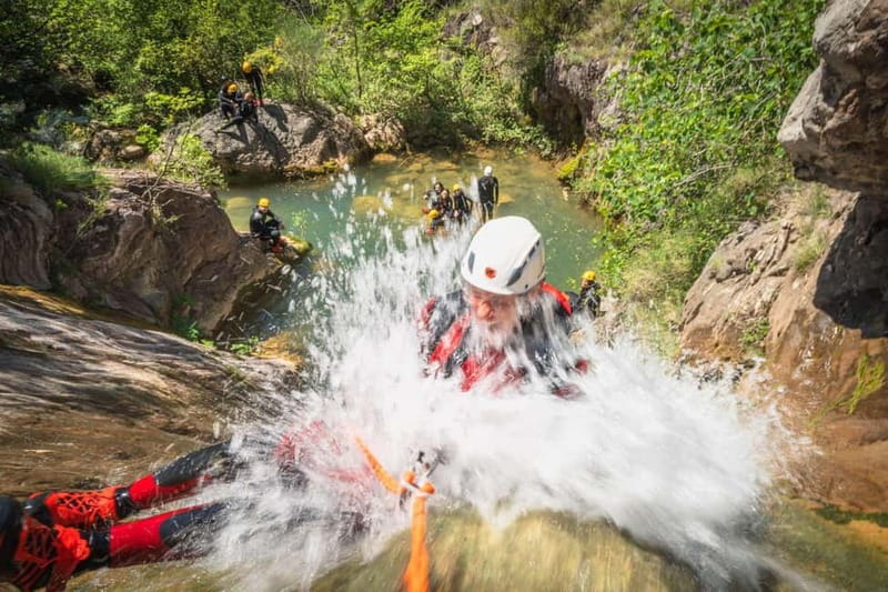 Budva Canyoning: Drenostica Canyon Adventure - The waterfall shower and the end of the route