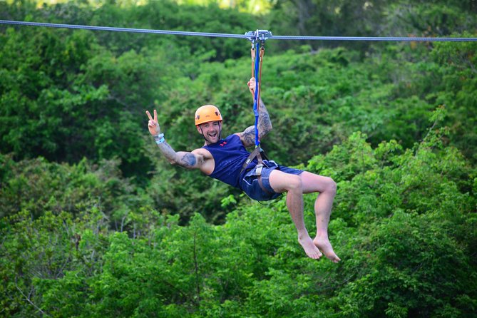 Buggy Adventure, Zipline Mega Splash and Waterfall Pool at Bavaro Adventure Park - Driving the Punta Cana Buggy Trails