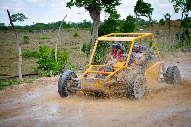 Buggy Extreme Tour to Macau Beach and River Cave in Punta Cana - Riding country trails and mud puddles