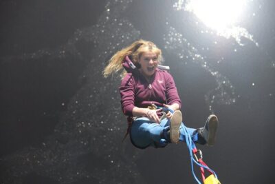 Bungee jump from 40 meters in the stunning valley of Killiecrankie, Scotland