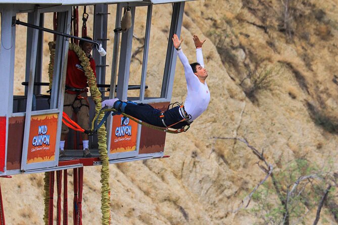 Bungee Jump in Los Cabos - Stepping Into the Glass-Bottom Gondola
