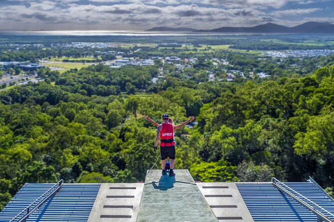 Bungy Jump Experience at Skypark Cairns by AJ Hackett - Arriving at the 50-meter platform