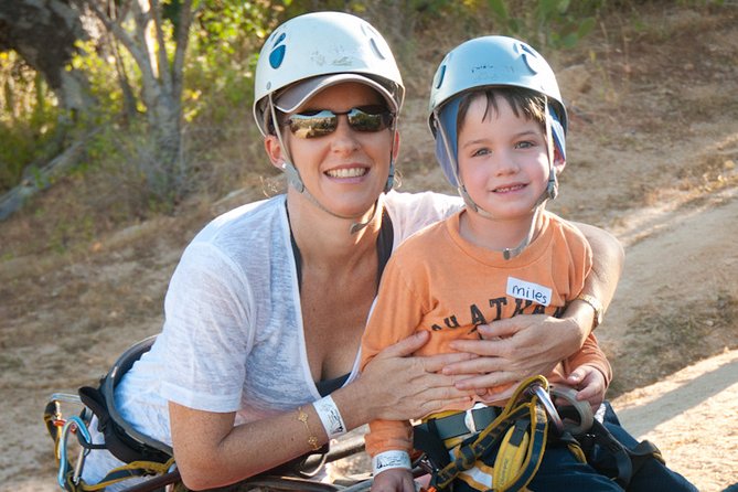 Cabo Zip-line and Rappelling Adventure - The suspension bridge and rappelling section
