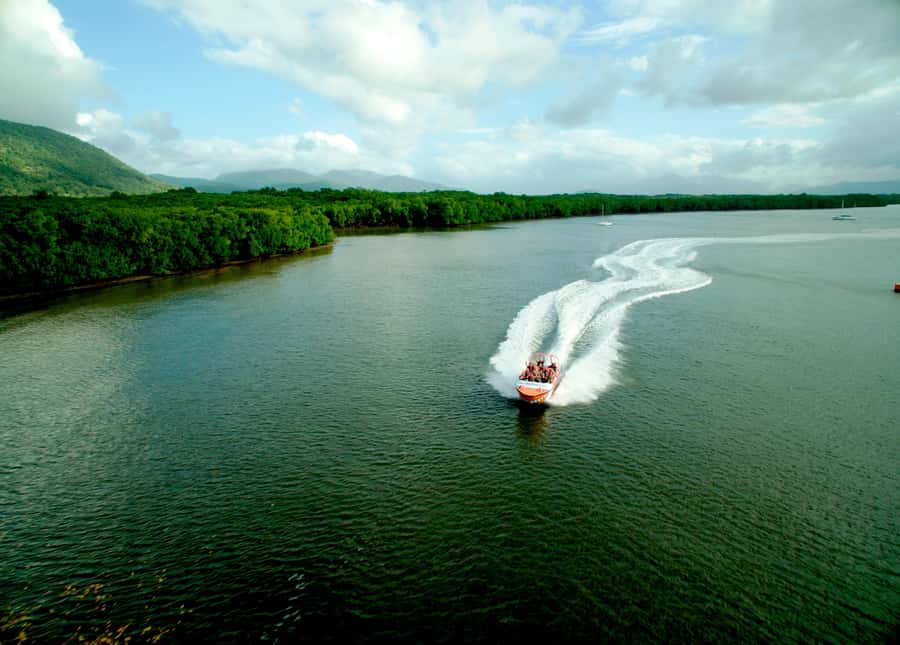 Cairns: 35-Minute Jet Boating Ride - Trinity Inlet beyond the city streets