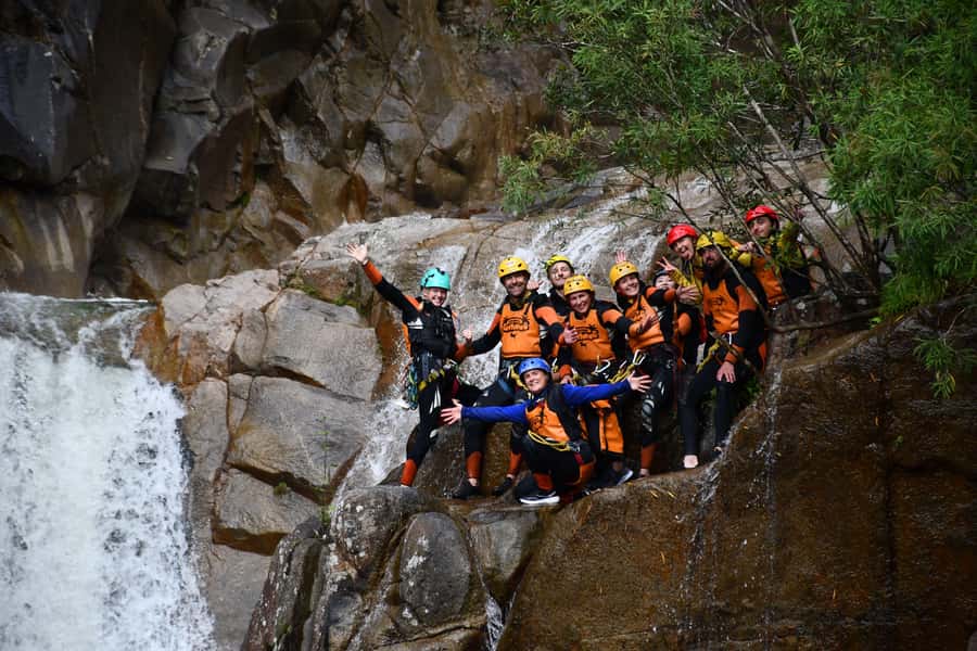 Cairns: Behana Gorge Rainforest Canyoning Tour - Abseiling beside the waterfalls