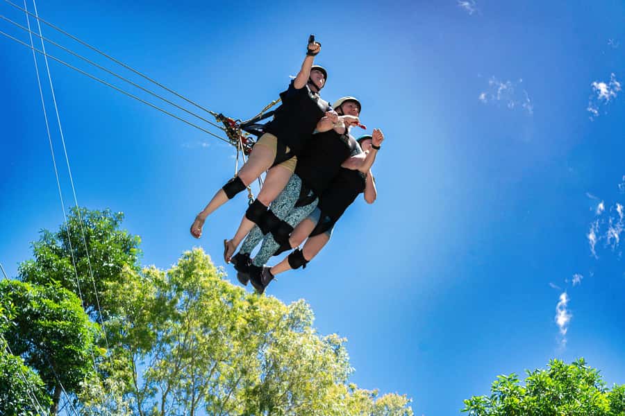Cairns: Bungy Jump & Giant Swing Combo - The Giant Swing reaches 120km/h in 3.5 seconds
