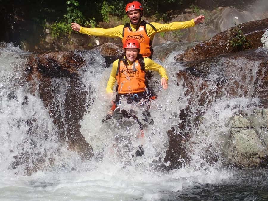 Cairns Full-Day Canyoning Adventure tour - Crystal Cascades: a gentle-looking start with plenty of action
