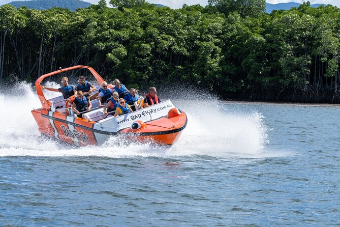 Cairns Jet Boat Ride - From Marlin Marina to the first burst of speed