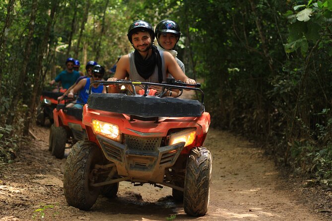 Cancun Adrenaline Rush; ATV, Zipline and Cenote discovery - Ziplines, hanging bridges, and the park circuit