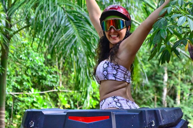 Cancun Adrenaline Rush; ATV, Zipline and Cenote discovery - ATV riding on jungle trails