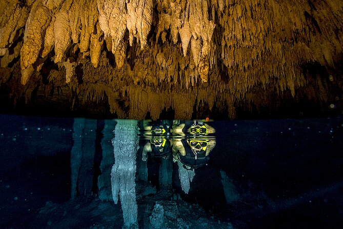 Cancun Cenote Tour: Snorkeling, Rappelling and Ziplining - From Cancun hotels to Rancho San Felipe