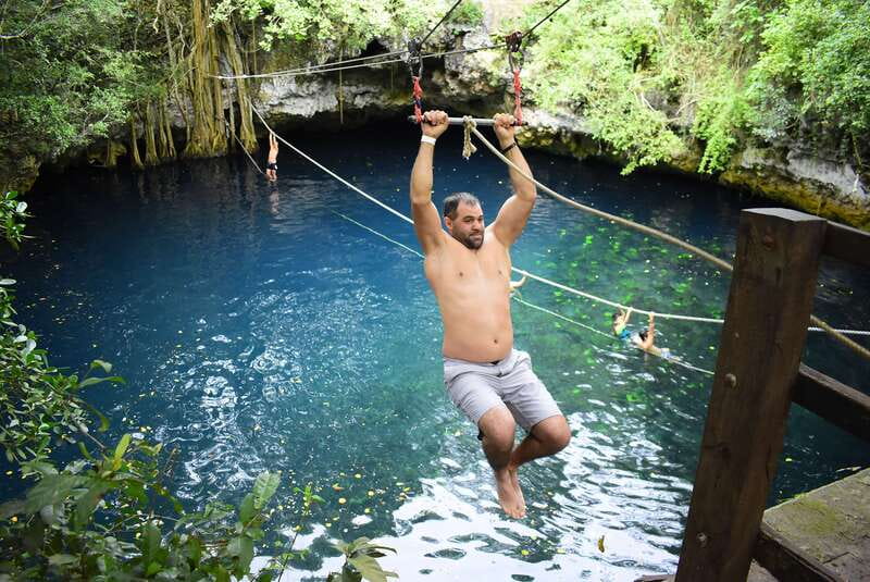 Cancún: Extreme Buggy Adventure with Ziplines & Cenote - Six ziplines, three bridges, and a splash