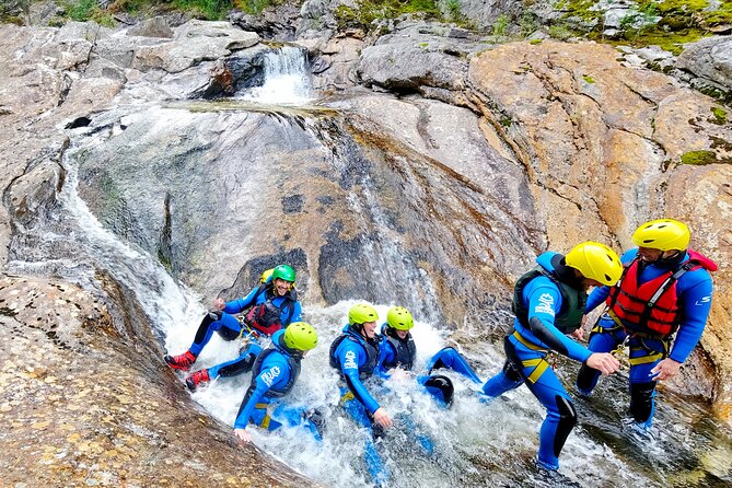 Canyoning Adventure in Hidden Mountain Rapids near Geilo - The safety talk and getting into the gear
