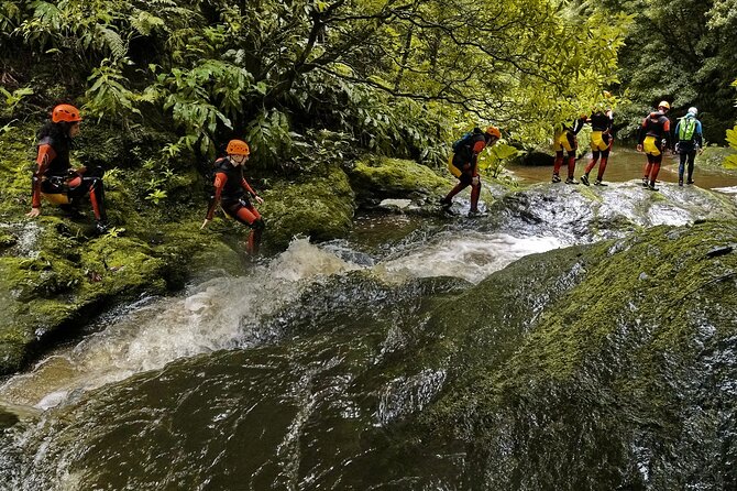 Canyoning Adventure in Ribeira da Salga (Sao Miguel - Azores) - Rappels from 4 to 20 meters