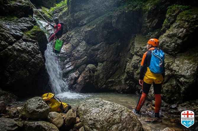 Canyoning and Rappelling tour around Kutaisi - The 30-minute hike before the ropes begin