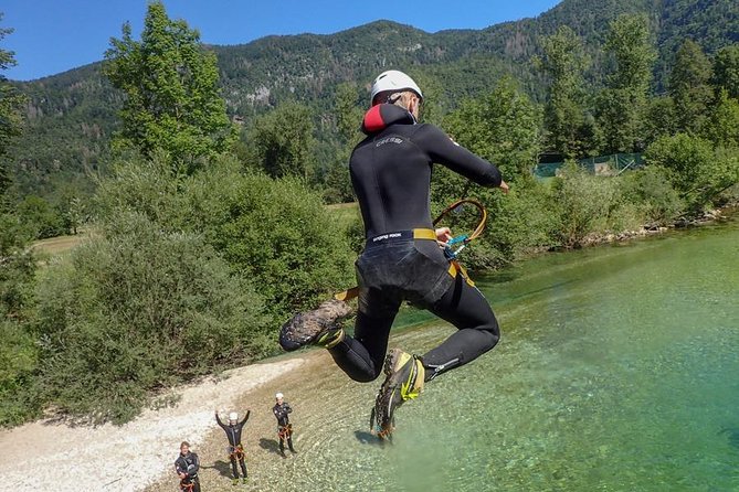 Canyoning Bled Slovenia - Jumps, rappels, and the rope option