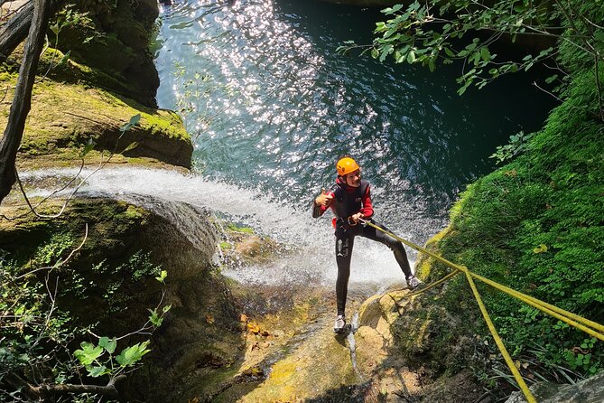 Canyoning Budva Drenovstica - The 15-minute waterfall and optional jump