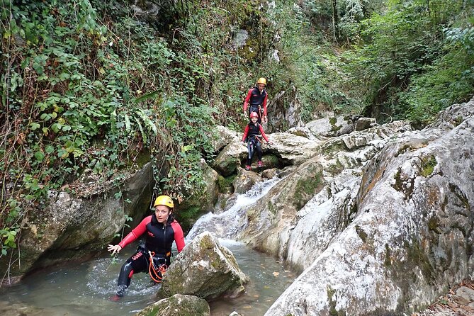 Canyoning discovery in the Vercors - Grenoble - Natural slides, zip lines, and optional jumps
