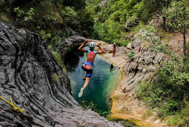 Canyoning Drenovstica - Extreme adventure in Budva - Waterfalls up to 15 meters and the real adventure