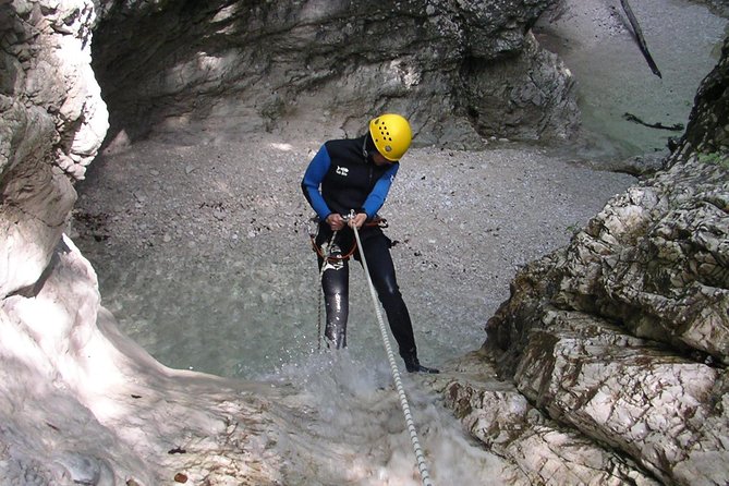 Canyoning Fratarica - The 45-meter Parabola waterfall