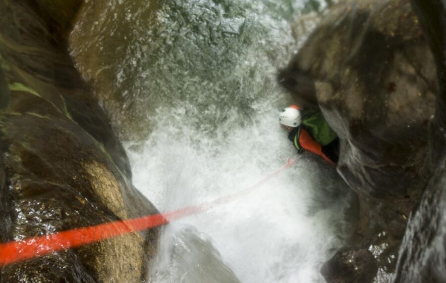 Canyoning Furon upper part : Vercors - Grenoble - Weather can change the plan