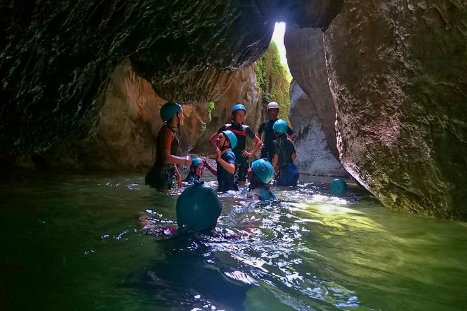 Canyoning Gorge Descent, river walk in Benahavis. - Why the guides make a difference