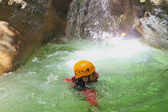 Canyoning Grenoble: the Canyon of Ecouges - The walking section and three quick jumps