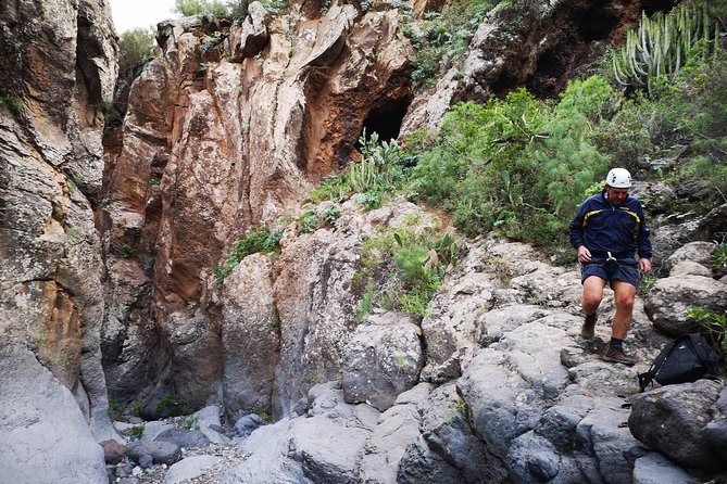 Canyoning in a Natural Protected Space - Guanche caves and the ancient dragon tree